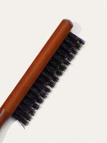 1pc Teasing Bristle Hair Brush For Women-Rat Tail Pick For Hair Sectioning Used For Edge Control, Wood Slim Line Comb Hairbrush Extension Hairdressing Styling Tools,Hair Brush,Comb,Hair Tools,Hair Products And Accessories For Barber Salon Beauty Travel Essentials