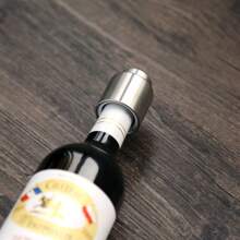 Tapones de vino reutilizables - Mantenga su vino fresco y a prueba de fugas con estos preservadores al vacío, para uso comercial en restaurantes y bares, tapones de botella de vino tinto para uso doméstico, tapón de botella de champán sellado con silicona, tapón de vino de preservación compacto, herramientas de bar, nuevos tapones de vino al vacío reutilizables para botellas de champán de hotel, juego de tapones y selladores de vino a prueba de fugas para restaurante, accesorio de cocina.