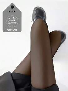 大码女式性感超弹力紧身裤和打底裤 - 柔软防钩丝抗起球袜，适合居家办公、户外探险和日常通勤