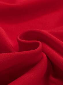 Girls' Ruffled Puff Sleeve Princess Birthday Party Dress - Red - View 6