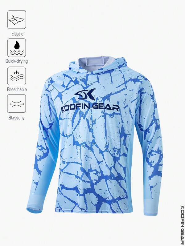sweat-shirt à capuche haute performance pour hommes, chemise de pêche à séchage rapide, vêtements légers et respirants, protection solaire à manches longues, tenue de pêche