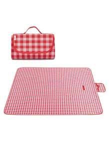1pc Portable Picnic Mat, Outdoor Picnic Blanket For Spring/Summer, Party Table Cover, Waterproof Pad, Beach Mat, Camping Picnic Pad For Lawn