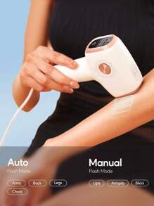 YTWO IPL Laser Hair Removal Device, Electric Epilator, High Power Laser Hair Removal, 9 Levels 999,900 Flashes Permanent Painless Epilator, Suitable For Face, Underarms, Legs, Arms, Bikini And Other Areas, Non-Damaging To Skin, Inhibits Hair Growth - EU C Type Plug(220-240V) - View 10