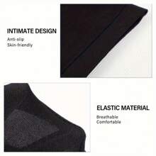 1 Paio di Manicotti Compressivi per Cosce in Nylon Nero, Supporti Adatti per Fitness, Yoga, Pilates, Modellamento del Corpo, Corsa ed Esercizio per Definizione Muscolare