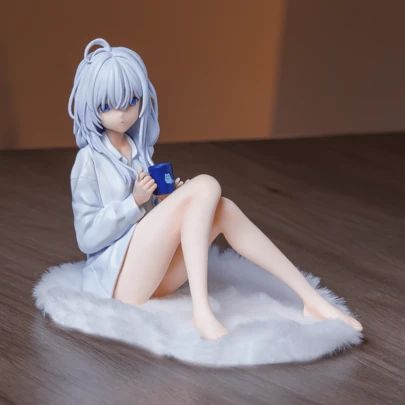 Wandering Witch Elaina Cute Girl Anime Action Figure, Desktop Decor, Collectible, Small Gift, Suitable For Halloween, Christmas, Valentine's Day