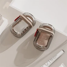 1 pieza Caja de jabón portátil para viajes, estuche compacto e impermeable para jabón ideal para dormitorios estudiantiles, baños, actividades al aire libre, viajes y uso en dormitorios, de vuelta a la escuela