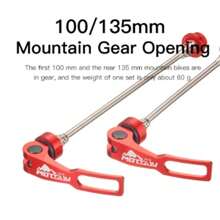 1pc Mountain Bike & Road Bike Disc Brake Quick Release Axle Skewer, Aluminum Alloy Fixed Axle Pull Rod