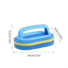 Powerful Sponge Scrub Brush For Multi-Purpose Cleaning, Including Bathroom, Kitchen And Floor, With Productivity For Cleaning Oil Stain On Bath Tub, Tile, Stove And Glass
