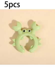 1/3/5pcs Silicone Spatula Holder, 1 Crab Shaped Silicone Spatula Holder, Kitchen Utensil Placement Guard, Heat-Resistant Kitchen Utensil Rest Rack, Household Kitchen Stove Soup Anti Overflow Guard Holder, Essential Cooking Accessories ﻿ ﻿ - Multicolor - View 14