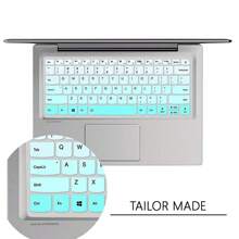 1 Pieza Funda de teclado de silicona multicolor en inglés ANSI para Yoga C940 C740 14" | Yoga C930 930 920 13.9" | Para Flex 14 14" | Yoga 720 720S 730 13.3" | Yoga 730 15.6" | Yoga 720 12.5", Protector de teclado impermeable de colores, rosa y verde