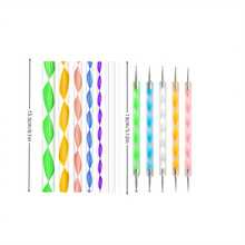 13 件/8 件/5 件双头点画笔，适用于绘画、装饰刺绣、精细细节、雕塑和粘土造型工具