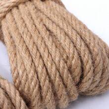 10mm 196.85inch Natural Jute Twine Rope DIY Crafts String Cord Hanging Gardening Decor Handmade Pet Cat Scratching Board Railing Ornamentation - Multicolor - View 2