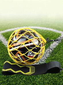 1pc Soccer/Football Training Tool With Waist Belt - Yellow - View 5