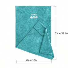超大号多色超细纤维健身毛巾（40厘米 x 95厘米），吸水性强，加厚设计，适用于健身、瑜伽、游泳、露营、网球、锻炼、派对、沙滩、泳池等场合，男女通用。 - 彩色 - 查看 18