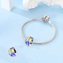 1 st. Boheemse stijl kleurrijke oliedruppel veer kwast decoratieve accessoire, geschikt voor armbanden, kettingen doe-het-zelf, geschikt voor banketten, bruiloften, festivals, dagelijkse outfits, prachtige mode sieraden voor vrouwen en meisjes