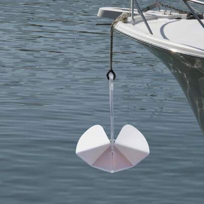 Rainaut Boat Anchor Delta Anchor 21 Lb Delta-Style Anchor Delta Style Wing Anchor Galvanized Steel Boat Anchor Ship Anchor Triangle Plow Anchor Heavy Duty Triangular Anchor Fit For Small Yachts