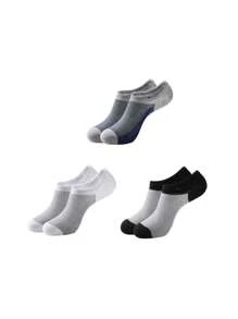 1/3/5 Pairs Men's Spring And Summer Thin Boat Socks Mesh Refreshing, Breathable, Sweat-Absorbent Youth Sports Invisible Socks With Shallow Mouths That Will Not Fall Off The Heel