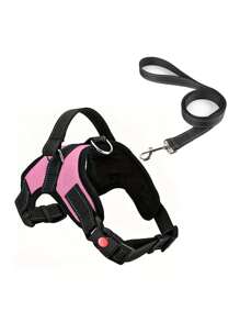 Dog Harness For Small, Medium, Large Dogs,Reflective No-Pull Dog Harness With Breathable Design And Handle