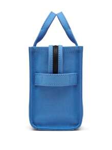 Marc Jacobs - Women Canvas Small Tote Bag Handbag Shoulder Bag Crossbody Tote Bag Square Bag Shopping Bag Embroidered Canvas Bag Mini Cute Adjustable Shoulder Strap Bag Gift For Women Daily Use Back To School New Fall Styles M0016493-436 Christmas Gift Bolsas Bolsos - 436 春藍 - 查看 4