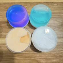 4pcs/Set Slime Bubble Mud Toys, DIY Squishy Stress Relief Play Dough Toy Props, Fun Toys For Birthday Parties And Events, Random Jar