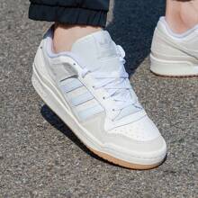 Adidas Originals Adidas Adidas Clover Men's Shoes Women's Shoes FORUM LOW CLASSIC Basketball Style Sports Casual Shoes Board Shoes White Shoes ID6858