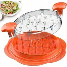 Desmenuzador de carne y pollo manual - Trituración de cocina - Naranja - Ver 1