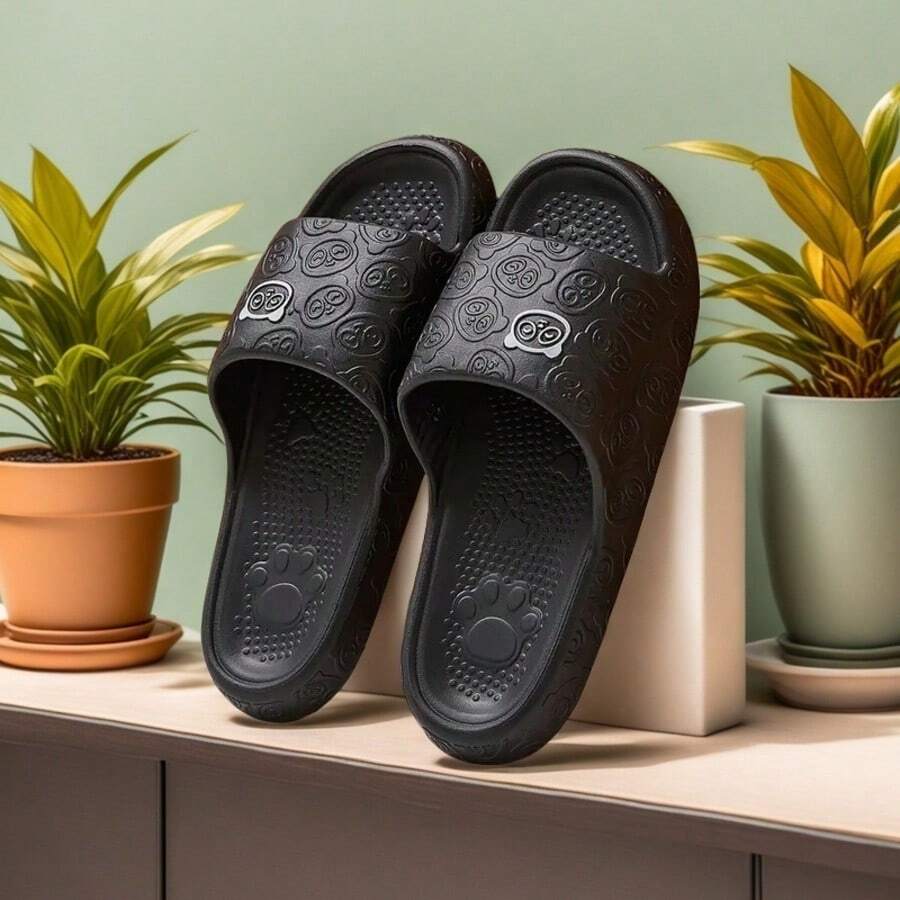 Highly Comfortable Open Toe Couple Slippers - Lightweight And Non-Slip, Suitable For Indoor, Outdoor, Beach And Shower, Ideal For Spring And Summer Wear