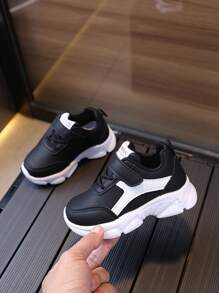 Zapatillas casuales blancas para niños, zapatillas deportivas para niños y niñas de 2 a 7 años, zapatos para caminar para bebés, nuevo estilo de primavera y otoño