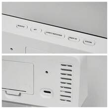 1pc LED Modern Multi-Function Digital Alarm Clock Ambiance Light With Adjustable Brightness, Date Display And USB Power Supply, Dual Alarm Clock Display - Stylish Rectangular Design For Bedroom And Living Room Decor, Bedroom Alarm Clock ( No Battery, Battery Only Memory Function ) Gifts Birthday Graduation