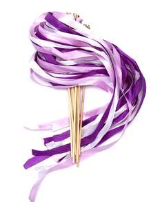 10/20Pcs Purple Fairy Wand Magic Sticks With Bells & Ribbons - Wedding Decorations, Party Supplies, Interactive Play, Perfect For Bridal Showers, Birthday Parties, Baby Showers, And Festive Celebrations Summer Gifts Beach Back To School School Supplies Room Decor