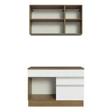 MADESA Baker's Racks - Brown and White - View 9