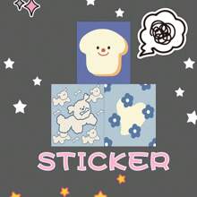 1 SET/60 PIEZAS Pegatinas de arte abstracto estilo coreano INS Pegatinas impermeables y estéticas para decoración, scrapbooking, manualidades, botellas de agua, cuadernos. Ideal para cuadernos y diseño DIY - Multicolor - Ver 10