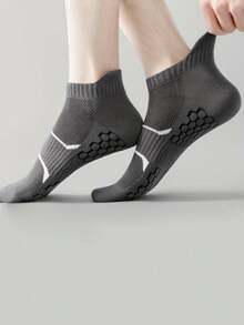 6 paires de chaussettes de sport mode décontractée à la cheville, de couleurs mélangées