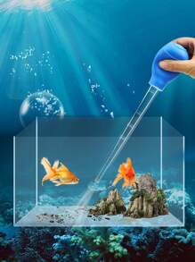 1pc Aquarium Water Change Vacuum Cleaner, Suitable For Cleaning Debris And Waste For All Types Of Fish Tanks And Aquariums