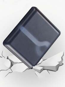 1pc 20Slots Matte Transparent Plastic Cigarette Case, Compact & Durable Cigarette Holder For Men - Transparent - View 5