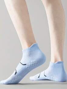 6 paires de chaussettes de sport mode décontractée à la cheville, de couleurs mélangées