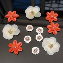 3D Handmade Sequin Flower Patch, Suitable For DIY Decoration On Clothes, Hats, Bags
