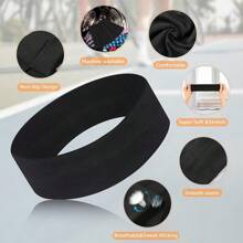 1pc Yoga Elastic Headband Sports Fitness Running Sweat Absorption Headband Korean Plain Headband Headscarf Headband