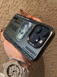 MoneyNew Colorful Hollow Painted Anti-Fall Phone Case Covers Compatible With IPhone 15, IPhone 16, IPhone 16 Pro Max, IPhone 14 Pro Max, IPhone 13, IPhone 11, IPhone 12, XR, 7 & 8