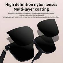 FIORIA Intelligent Music Glasses, Bluetooth Earphones - Latest Smart Wearable Device Integrating Fashion And Technology, Providing Open Hearing Experience, Navigation, Calling And Music Playback As Needed