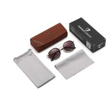 EL97R Genuine UV 400 Polarized Men Women High Quality Metal Frame Sunglass : British Heritage Series 4