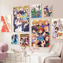1 件经典动漫 Hetalia World-Stars 经典复古海报帆布印刷海报艺术品可爱房间装饰无框架
