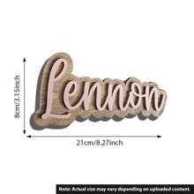 Plaque de nom en bois personnalisée, panneau de porte personnalisé, plaque décorative pour chambre de garçon et fille, multifonctionnel, réglable, ornemental, réutilisable, exquis, mignon, haute qualité, moderne, coloré, confortable, élégant, personnalisé, cadeau idéal pour lui, cadeau idéal pour elle, petit ami, petite amie, papa, maman, famille, amis, fils, fille, bureau, salle de thé, école, maison, rafraîchissement de la maison
