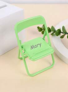 Customized Chair Phone Holder, Desktop Foldable Convenient Stool Bracket, Cute Creative Macaroon Color Chair Holder, Customizable Phone Stand - Multicolor - View 8