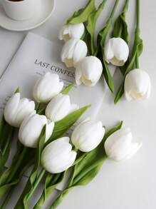 10 件人造郁金香花束，看上去很真实，适用于装饰、母亲节、生日、家居、婚礼