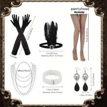 1920S Women's Flying Boom Girl Dress Sequin Dress V-Neck Lace Tassel Dress Clothing With Roaring 20s Accessories For 20s Reception, Prom, Role Play,Mother's Day Gift