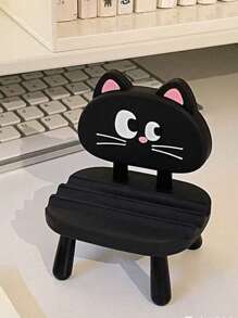 1pc Cute Cartoon Chair Desk Organizer, Mobile Phone & Tablet Stand