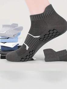 6 paires de chaussettes de sport mode décontractée à la cheville, de couleurs mélangées