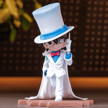 Banpresto Figuras en miniatura con estilo Q de los personajes Conan y Kaitou Kid de Detective Conan, 2 opciones, figura de anime, decoración, regalo de festival