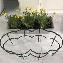 4/8pcs Plastic Semi-Circular Greenhouse Frames, Used For Potted Plants And Garden Flower Supports, Anti Lodging Special Flower Frames, Climbing Vine And Leaf Protection Support Frames, With Random Colors - Multicolor - View 9